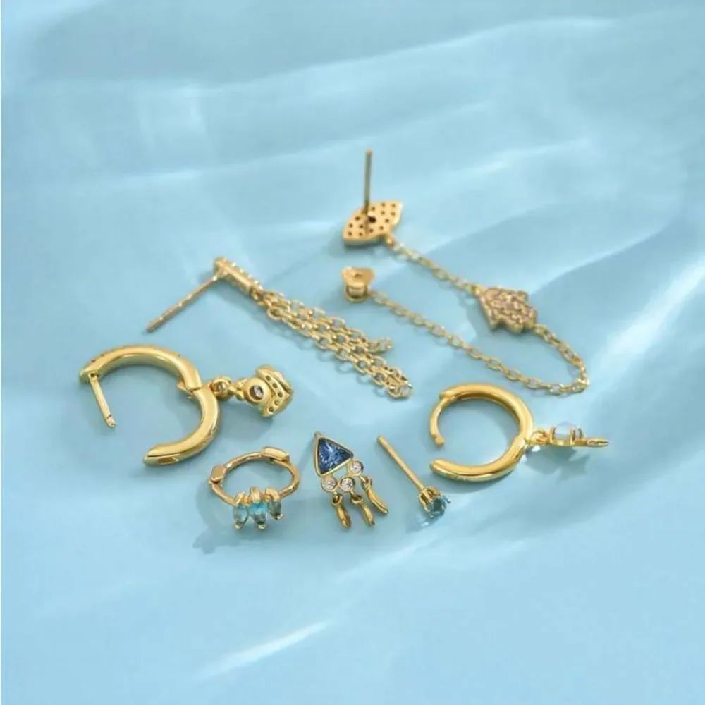 Dangle Earrings Set Q1003 - Picture 3 of 7